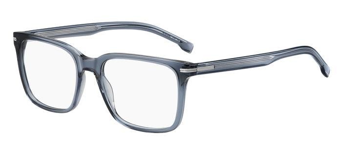 Eyeglasses Hugo Boss 1602 107733 (PJP) color blue shape square 