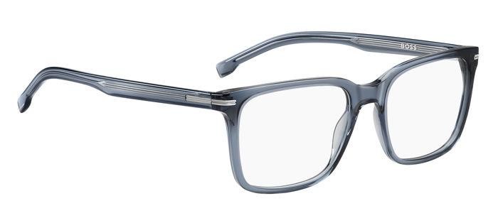 Eyeglasses Hugo Boss 1602 107733 (PJP) color blue shape square 