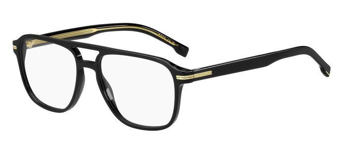 Eyeglasses Hugo Boss 1600 107736 (807) color black shape square 