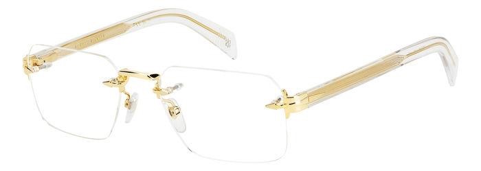 Occhiali da vista David Beckham Db 7116 107769 (LOJ) colore gold crystal forma rettangolare 