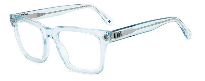 Occhiali da vista Dsquared2 Icon 0013 107800 (MVU) forma quadrato 