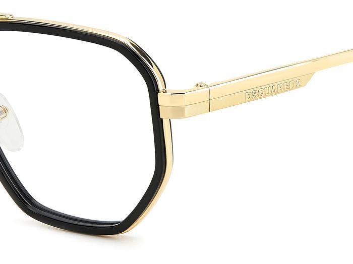 Occhiali da vista Dsquared2 D2 0111 107802 (807) colore black forma geometrico 