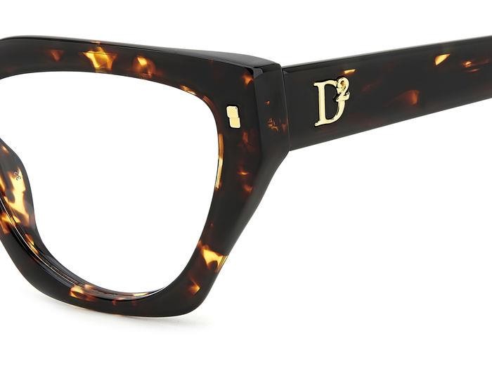 Occhiali da vista Dsquared2 D2 0117 107808 (086) forma irregolare 