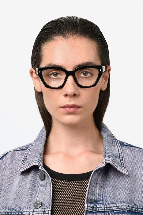 Occhiali da vista Dsquared2 D2 0117 107808 (807) forma irregolare 