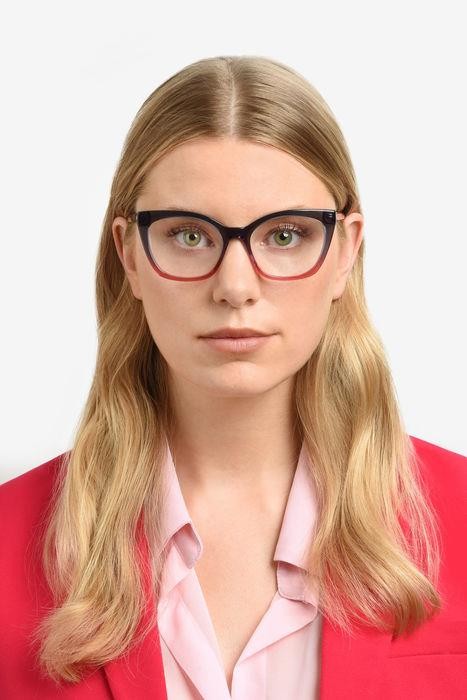 Occhiali da vista Kate Spade Lelia 107817 (8RU) forma cat eye 