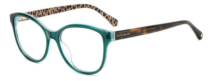 Occhiali da vista Kate Spade Rosalind/G 107819 (ZI9) colore teal forma quadrato 