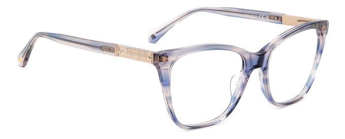 Occhiali da vista Kate Spade Clio/G 107822 (38I) colore blue horn forma cat eye 