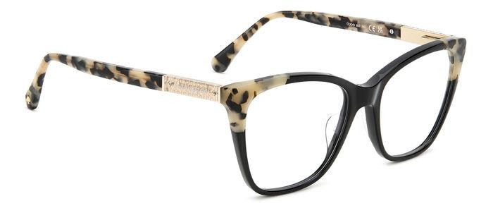 Occhiali da vista Kate Spade Clio/G 107822 (807) colore black forma cat eye 