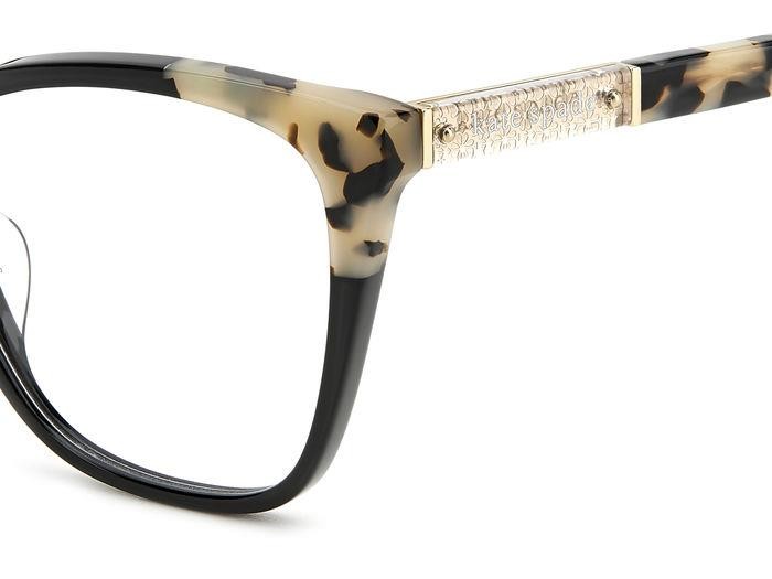 Occhiali da vista Kate Spade Clio/G 107822 (807) colore black forma cat eye 