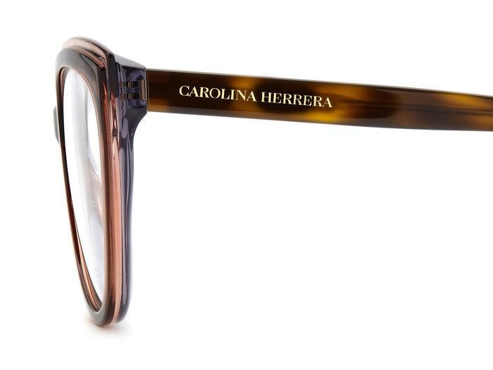 Occhiali da vista Carolina Herrera Her 0207 107833 (NUX) colore brown grey forma cat eye 