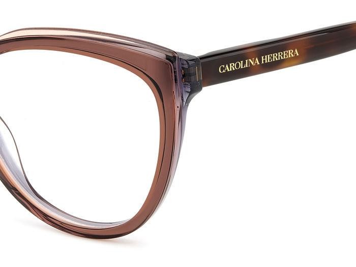 Occhiali da vista Carolina Herrera Her 0207 107833 (NUX) colore brown grey forma cat eye 