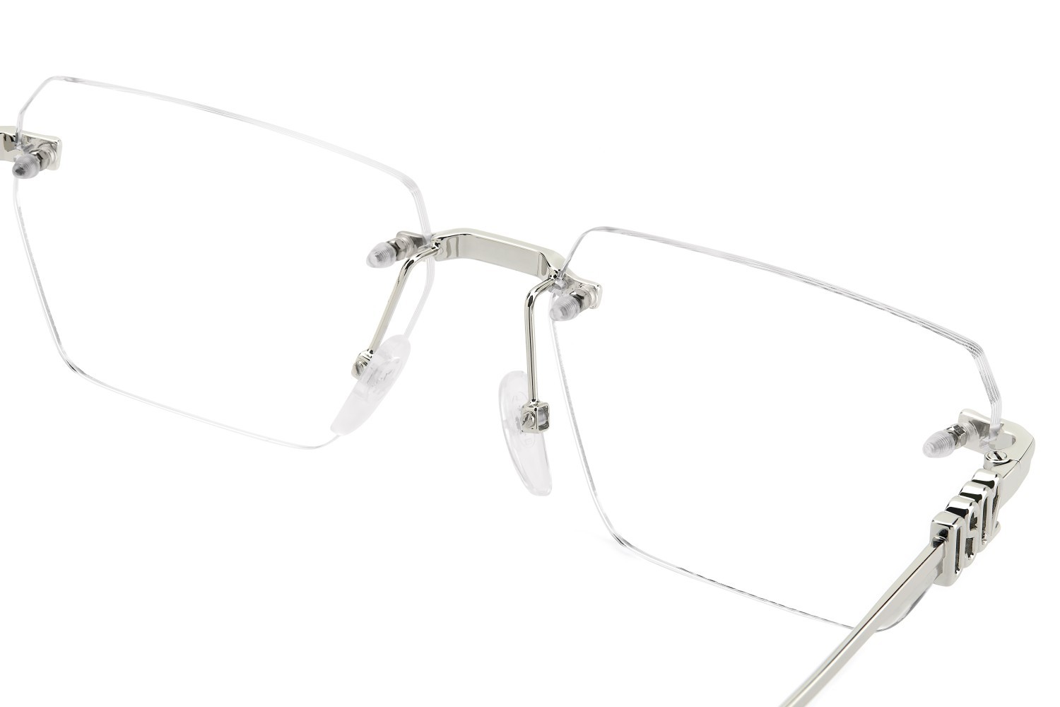Occhiali da vista Dsquared2 D2 0102 107888 010 colore palladium forma rettangolare 