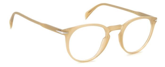 Occhiali da vista David Beckham Db 1139 107923 (HAM) colore champagne forma pantos 