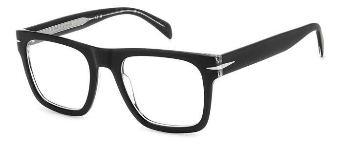 Occhiali da vista David Beckham Db 7020/FLAT 107924 (7C5) colore black crystal forma quadrato 
