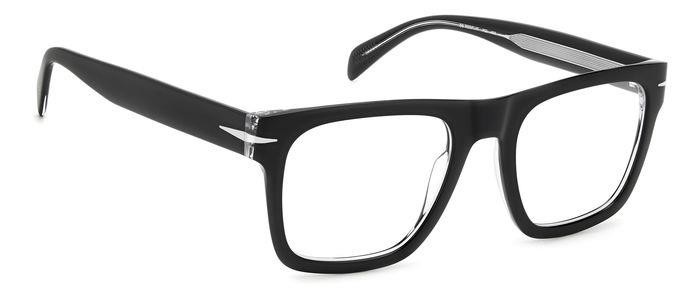 Occhiali da vista David Beckham Db 7020/FLAT 107924 (7C5) colore black crystal forma quadrato 