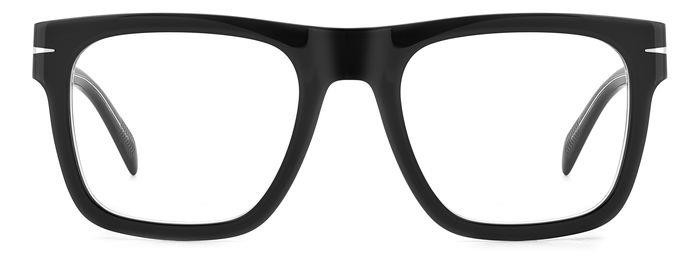 Occhiali da vista David Beckham Db 7020/FLAT 107924 (7C5) colore black crystal forma quadrato 