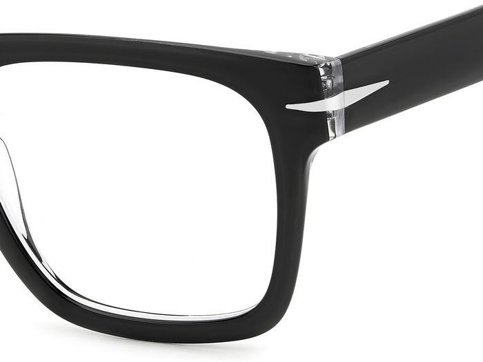 Occhiali da vista David Beckham Db 7020/FLAT 107924 (7C5) colore black crystal forma quadrato 