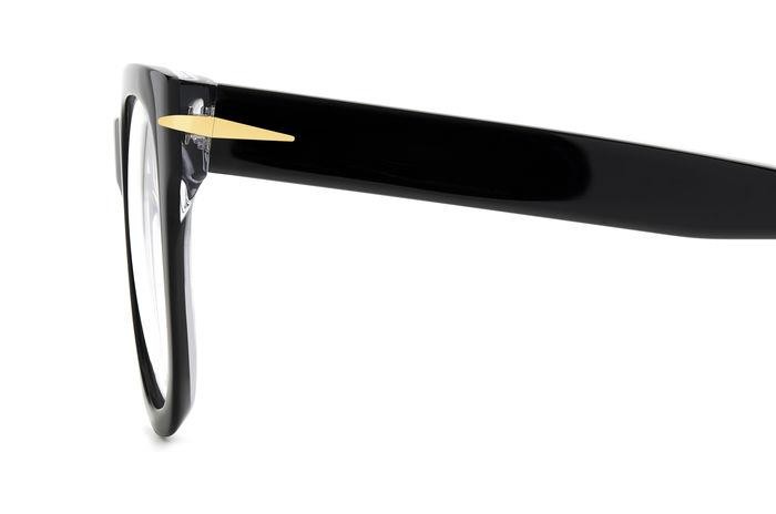 Brillen David Beckham Db 7123 107926 (7C5) farbe black crystal form geometrisch 