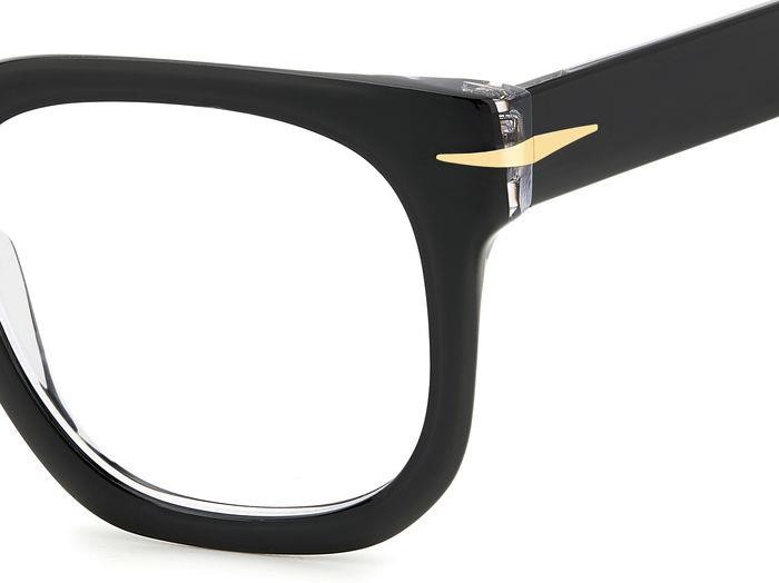 Brillen David Beckham Db 7123 107926 (7C5) farbe black crystal form geometrisch 