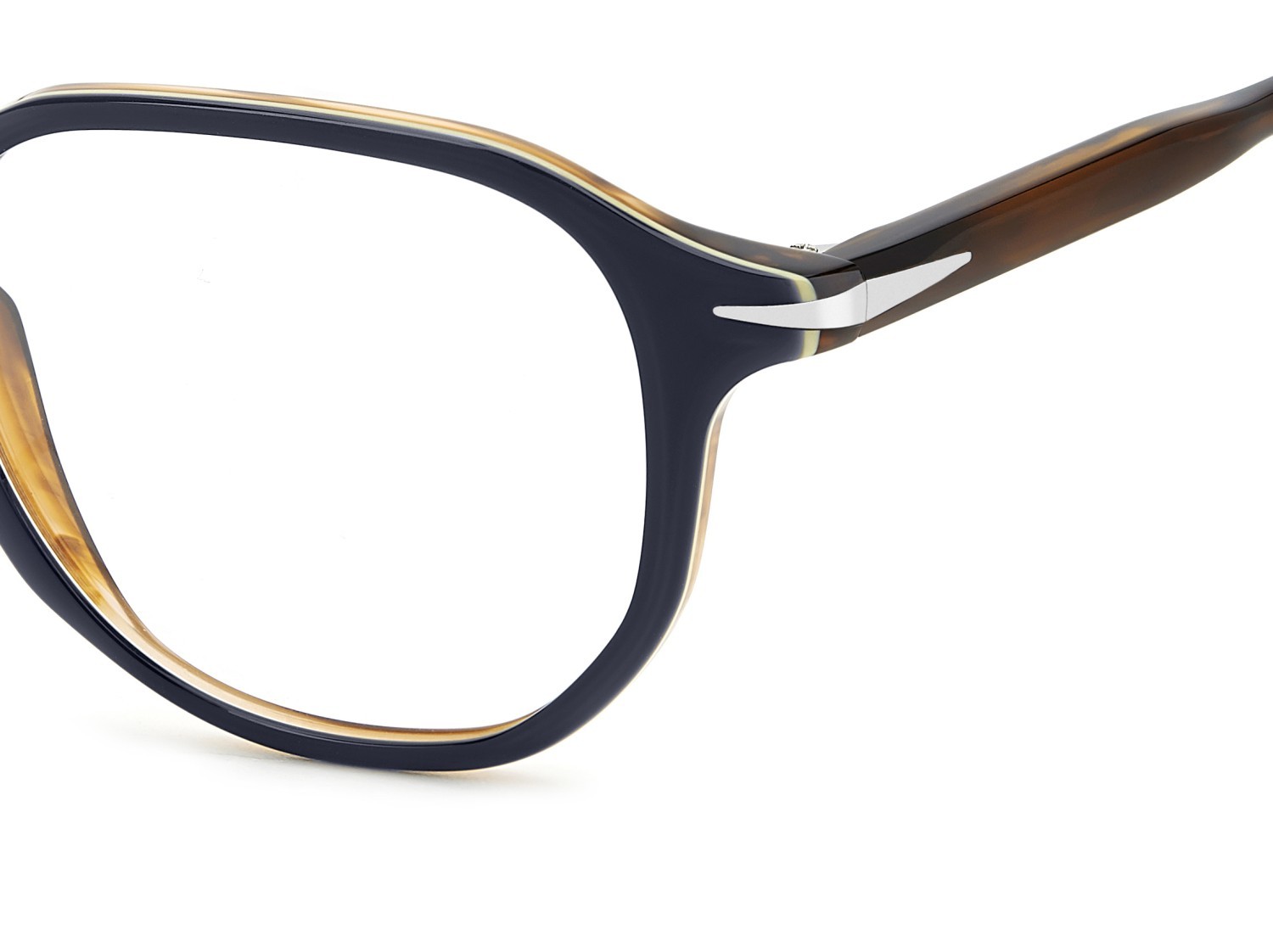 Brillen David Beckham Db 1140 107927 S9W farbe blue brown form rechteckig 