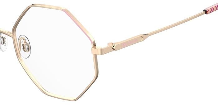 Brillen M Missoni Mmi 0186 107933 (EYR) farbe gold pink form geometrisch 