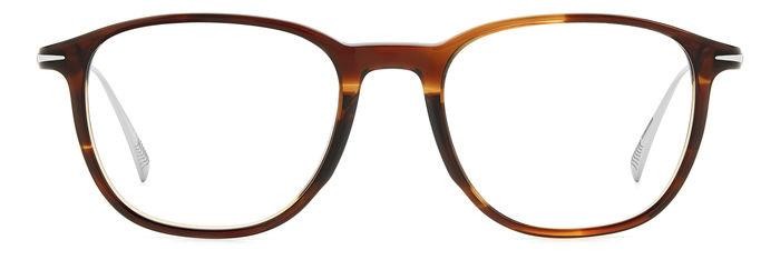 Brillen David Beckham Db 1148 107957 (6C5) farbe brown horn ruthenium form quadratisch 