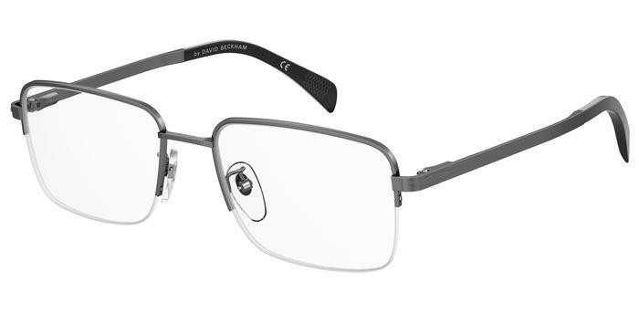 Eyeglasses David Beckham Db 1150 107958 (KJ1) color dark ruthenium shape rectangle 