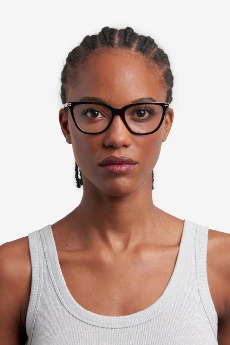 Brillen Marc Jacobs Mj 1108 107971 (807) farbe black form cat-eye 
