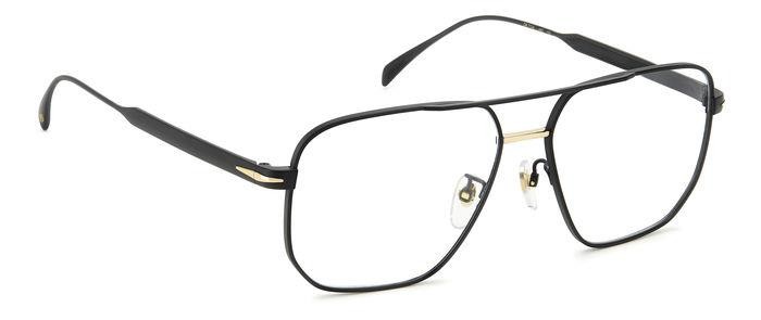 Eyeglasses David Beckham Db 7124 107982 (2M2) color black gold shape navigator 