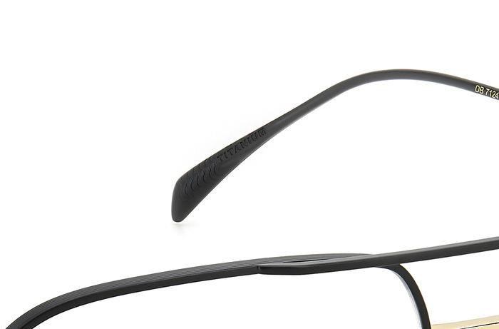 Eyeglasses David Beckham Db 7124 107982 (2M2) color black gold shape navigator 