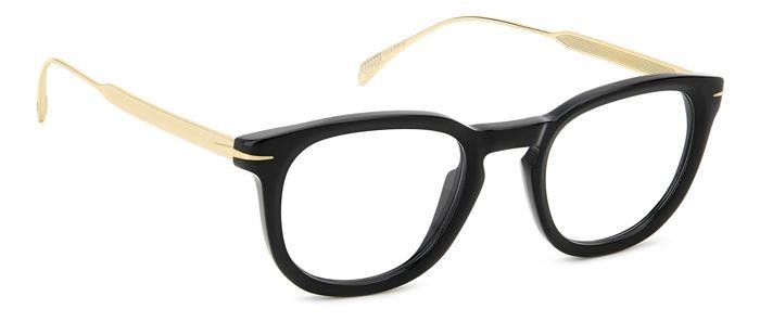 Eyeglasses David Beckham Db 7122 107983 (2M2) color black gold shape pantos 