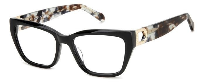 Eyeglasses Fossil Fos 7172 107994 (807) color black shape cat eye 