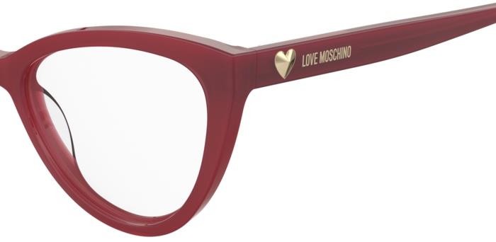 Occhiali da vista Moschino Love Mol631 108033 (WGX) colore pattern red forma cat eye 