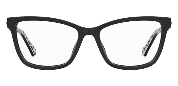 Eyeglasses Moschino Love Mol632 108034 (7RM) color pattern black shape cat eye 