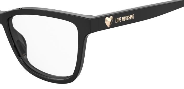 Eyeglasses Moschino Love Mol632 108034 (7RM) color pattern black shape cat eye 