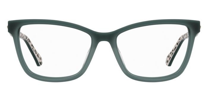Occhiali da vista Moschino Love Mol632 108034 (8HC) colore pattern green forma cat eye 
