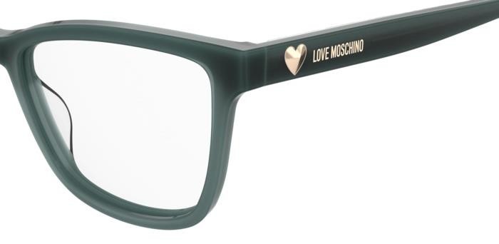 Occhiali da vista Moschino Love Mol632 108034 (8HC) colore pattern green forma cat eye 