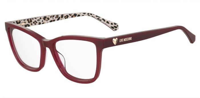Occhiali da vista Moschino Love Mol632 108034 (WGX) colore pattern red forma cat eye 