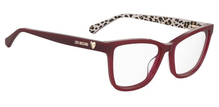 Occhiali da vista Moschino Love Mol632 108034 (WGX) colore pattern red forma cat eye 