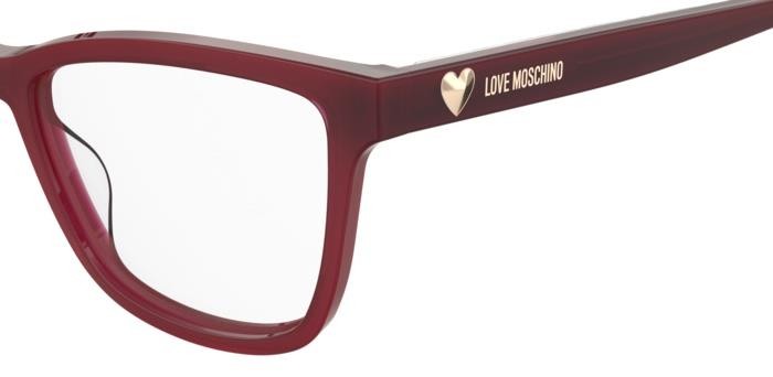 Occhiali da vista Moschino Love Mol632 108034 (WGX) colore pattern red forma cat eye 