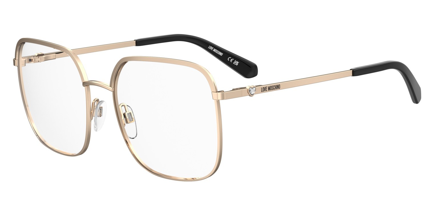 Brillen Moschino Love Mol642 108047 000 farbe rose gold form quadratisch 