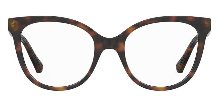 Occhiali da vista Moschino Love Mol635 108053 (05L) colore havana 2 forma cat eye 