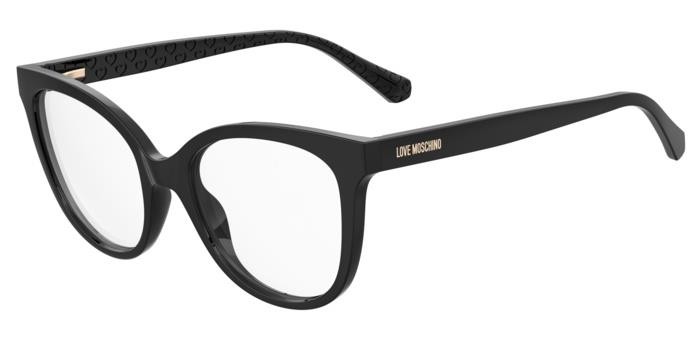 Eyeglasses Moschino Love Mol635 108053 (807) color black shape cat eye 