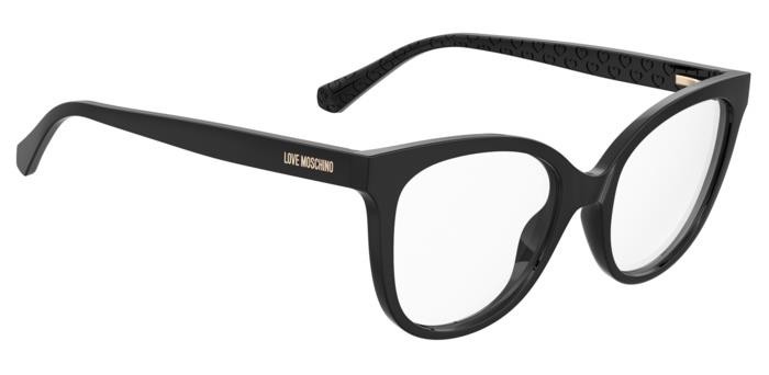 Eyeglasses Moschino Love Mol635 108053 (807) color black shape cat eye 