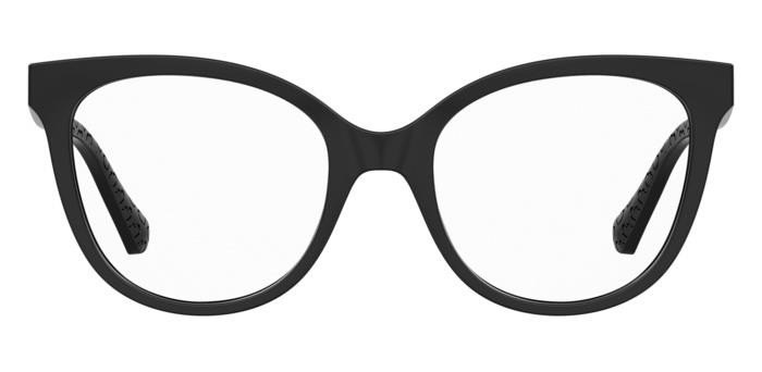 Eyeglasses Moschino Love Mol635 108053 (807) color black shape cat eye 