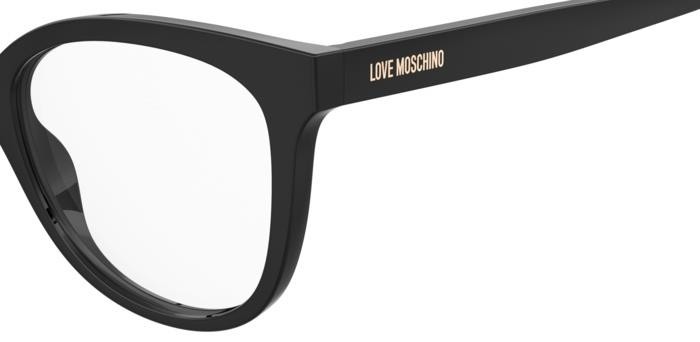 Eyeglasses Moschino Love Mol635 108053 (807) color black shape cat eye 