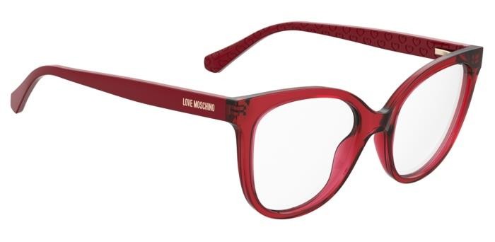 Eyeglasses Moschino Love Mol635 108053 (C9A) color red shape cat eye 
