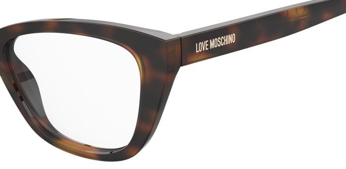 Eyeglasses Moschino Love Mol636 108054 (05L) color havana 2 shape cat eye 