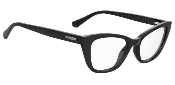 Eyeglasses Moschino Love Mol636 108054 (807) color black shape cat eye 