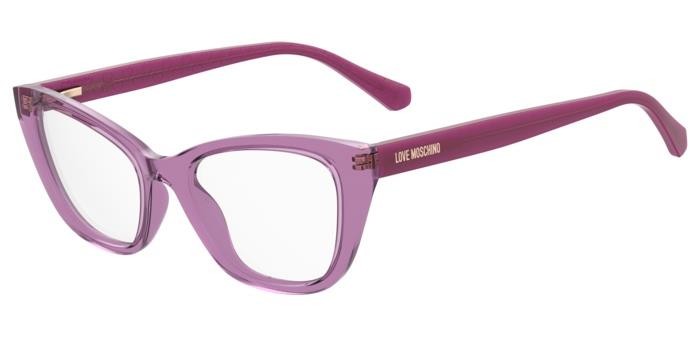 Occhiali da vista Moschino Love Mol636 108054 (MU1) colore fuchsia forma cat eye 